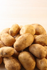 沢山のじゃがいも