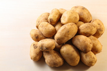 沢山のじゃがいも