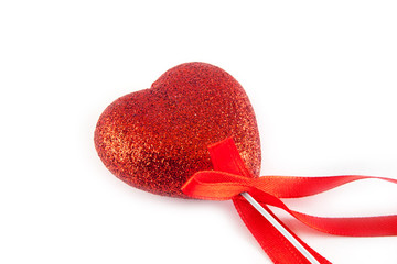 Hearts on white. Valentines day ideas.