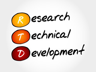 RTD - Research Technical Development, acronym business concept