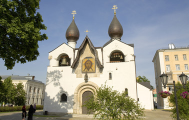 Fototapeta na wymiar Moscow, Marfo-Mariinsky convent