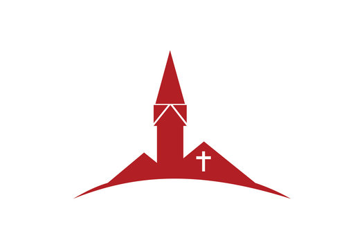 church icon vector logo