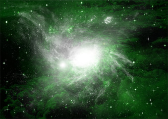 galaxy in a free space