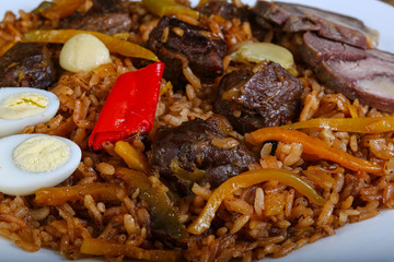 Rice with horsemeat