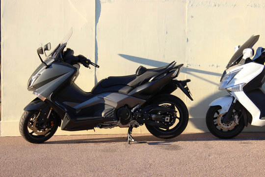 Sport Scooters in the Street