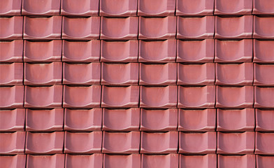 Clay roof tiles