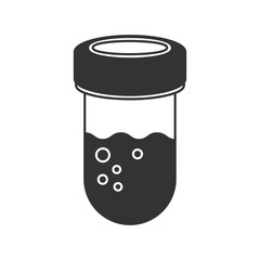 test-tube icon bold style