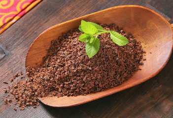 Grated chocolate