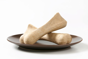 Dog biscuit bones