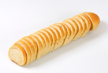 Sliced baguette