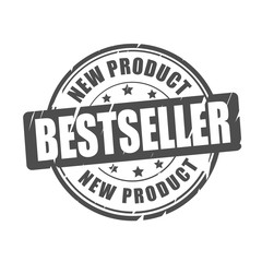 Bestseller, new product vector stamp