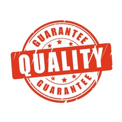 Quality guarantee vector stamp