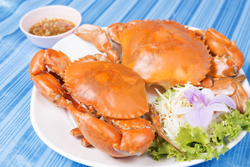 Big steam crab
