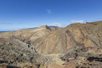 Ponta de Sao Lourenco, the eastern part of Madeira Island, Portu