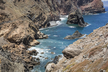 Ponta de Sao Lourenco, the eastern part of Madeira Island, Portu