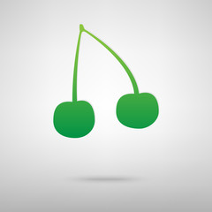 Cherry green icon