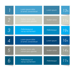 Table, chart, schedule. Infographics elements.