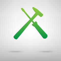 Tool green icon