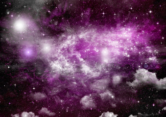 Obraz premium galaxy in a free space