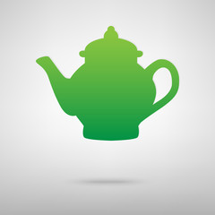 Tea maker green icon