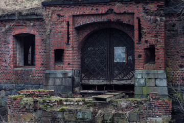 Abandoned old German building