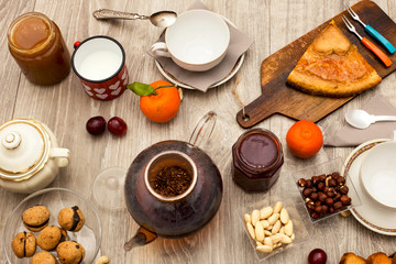 breakfast table