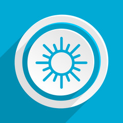 blue flat vector icon
