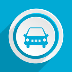 Fototapeta premium blue flat vector icon