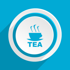 blue flat vector icon