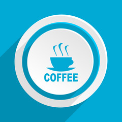 blue flat vector icon