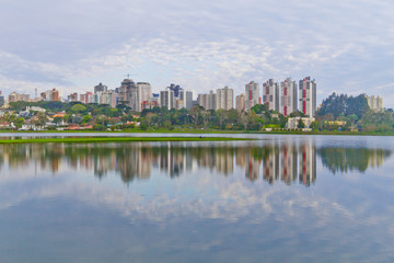 Fototapeta na wymiar Birigui Park at Curitiba, Parana, Brazil.