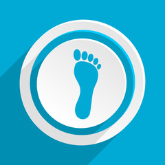 blue flat vector icon