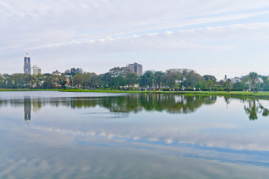 Birigui Park at Curitiba, Parana, Brazil.