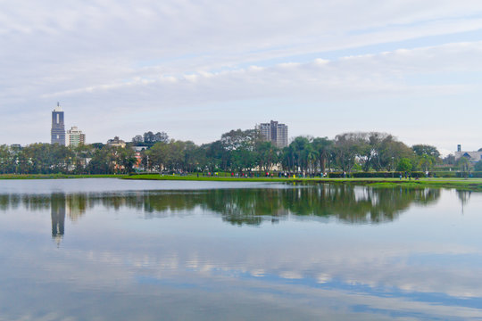 Birigui Park at Curitiba, Parana, Brazil.