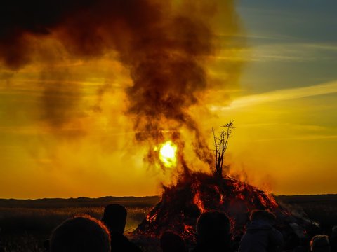 Osterfeuer St Peter-Ording