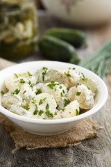 Potato salad with chives