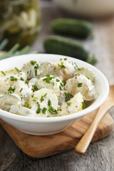 Potato salad with chives