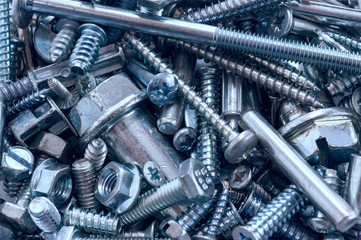 Steel nuts and bolts