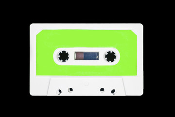 Close-up of old cassette