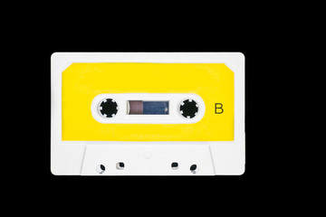 Close-up of old cassette