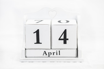 calendar april number