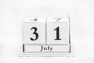 calendar july number