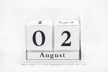 calendar august number