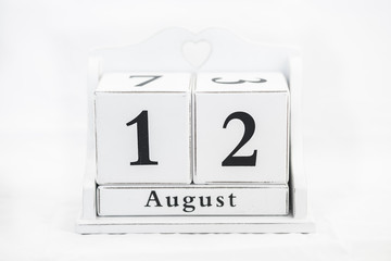 calendar august number