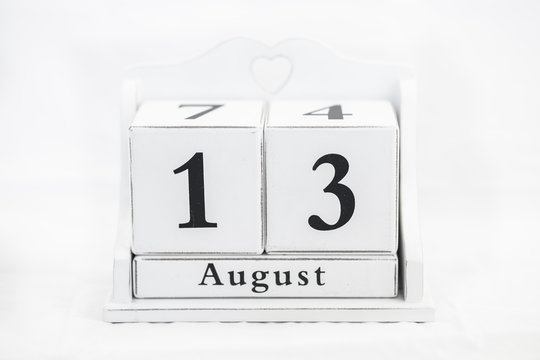 calendar august number