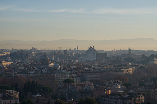 Rome morning overview © marcovarro