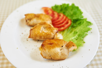 barbecue, grill skewer, pork (or chicken)