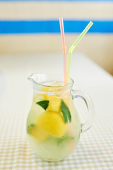 cold fresh lemonade