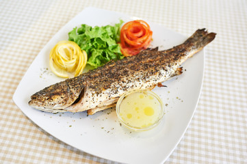 fried baked fish