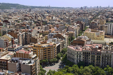 Fototapeta premium Cityscape of Barcelona, Spain
